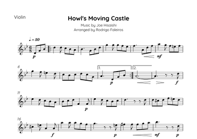 Howl's Moving Castle (arr. Rodrigo Faleiros)
