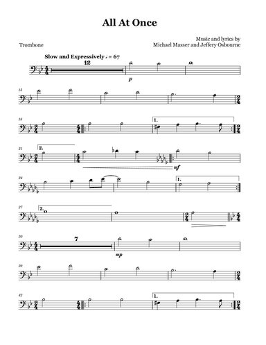 All At Once (arr. David Lartey)