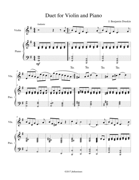 Duet for Violin and Piano