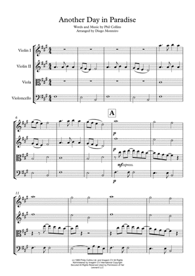 Another Day In Paradise (arr. Diego Monteiro)