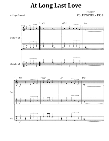 At Long Last Love (arr. Enea A.)