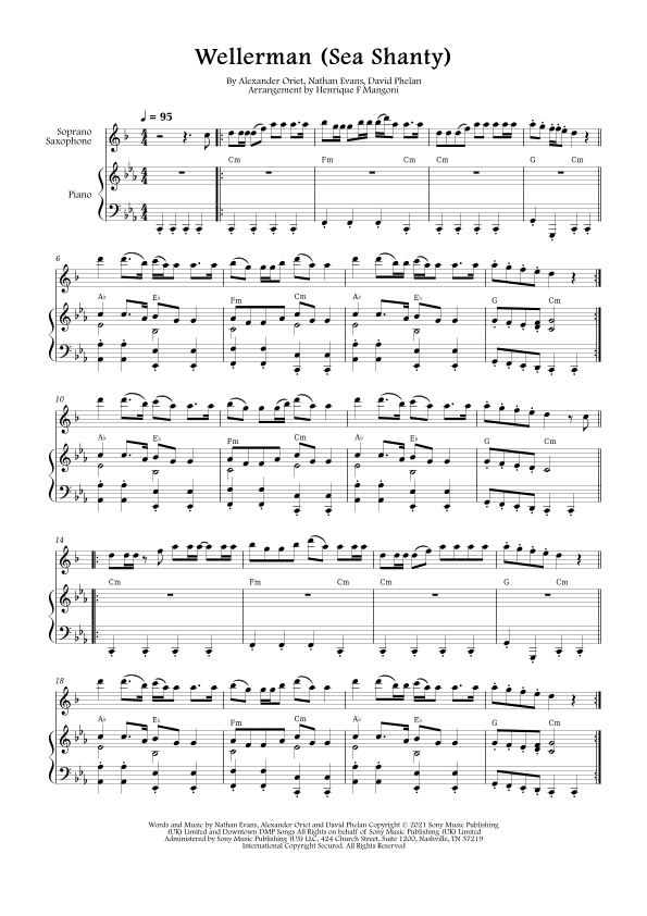 Wellerman (arr. Henrique F Mangoni)