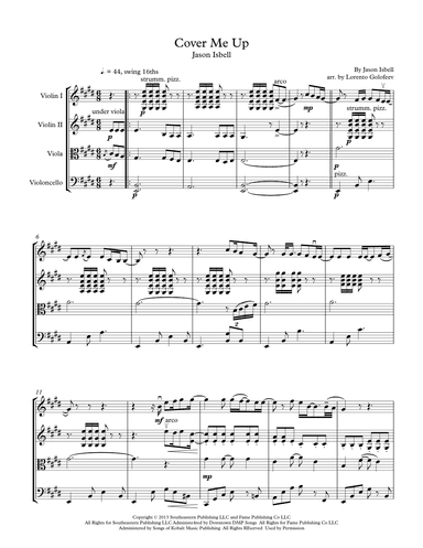 Cover Me Up (arr. Lorento Golofeev)