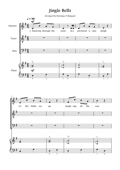 Jingle Bells (arr. Henrique F Mangoni)