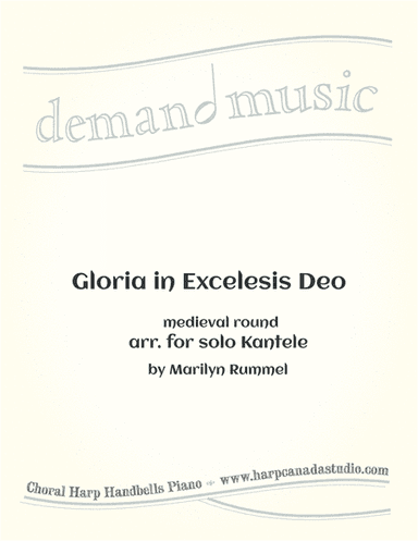 Gloria in Excelsis Deo - old English round for Kantele in D (arr. Marilyn Rummel)