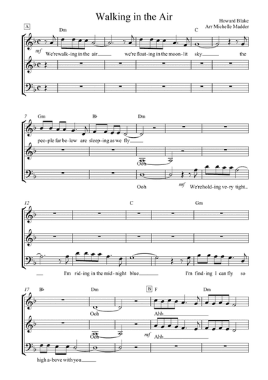 Walking In The Air (arr. Michelle Madder)