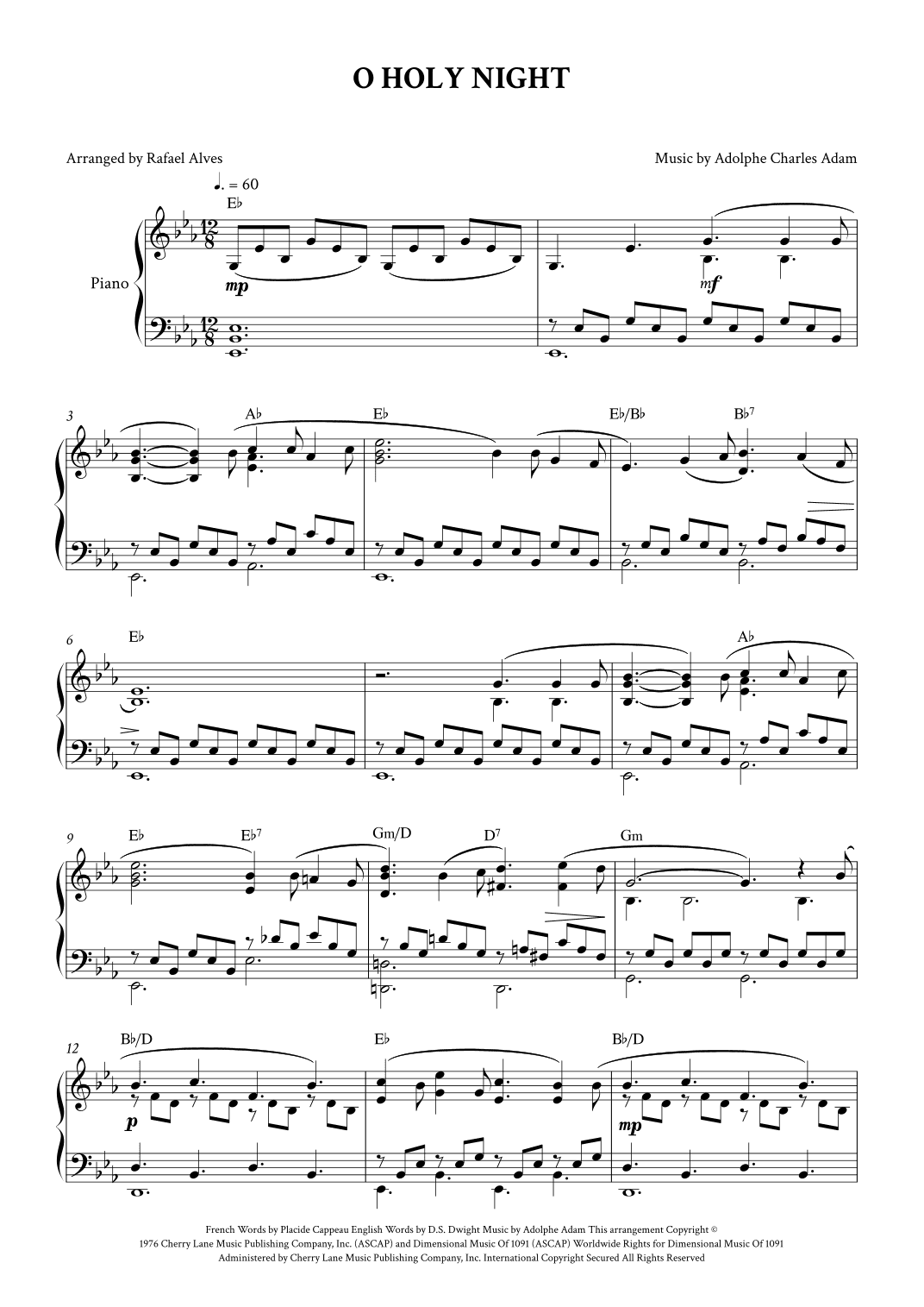 O Holy Night (arr. Rafael Alves)