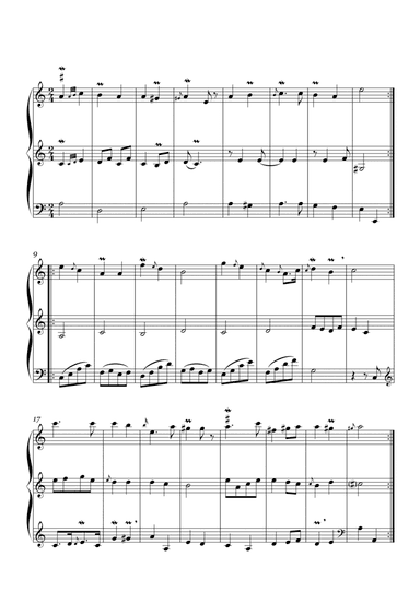 Rameau-Gavotte(trio version) (arr. Schuwenn Z.)