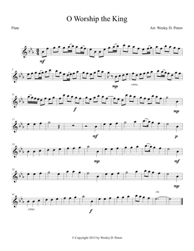 O Worship the King (arr. Wesley D. Peters)