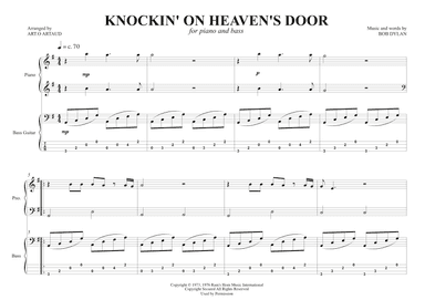 Knockin' On Heaven's Door (arr. Art.o Artaud)
