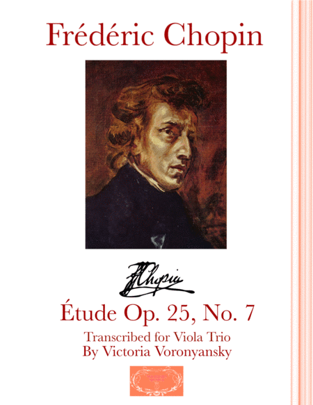 Étude Op. 25, No. 7 Arranged for Viola Trio (arr. Victoria Voronyansky)