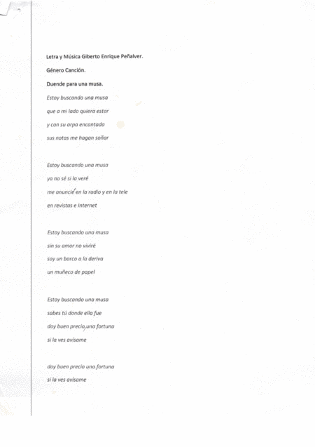 Duende para una musa