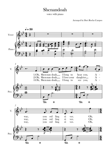 Shenandoah (arr. Davi Rocha Campos)