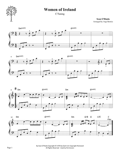 Women Of Ireland (arr. Angi Bemiss of Simply the Harp)