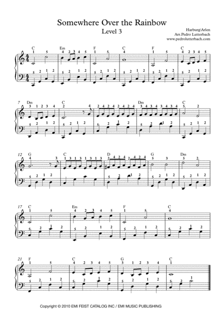 Over The Rainbow (arr. Pedro Lutterbach)
