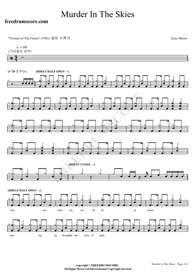 Murder In The Skies (arr. COPYDRUM)