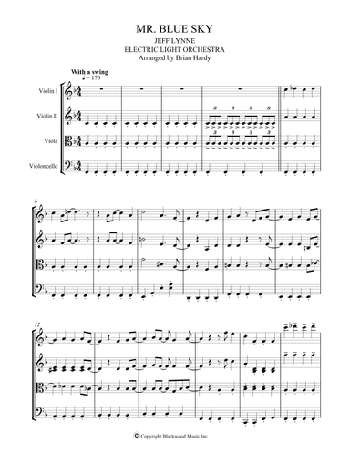 Mr. Blue Sky (arr. Brian Hardy)
