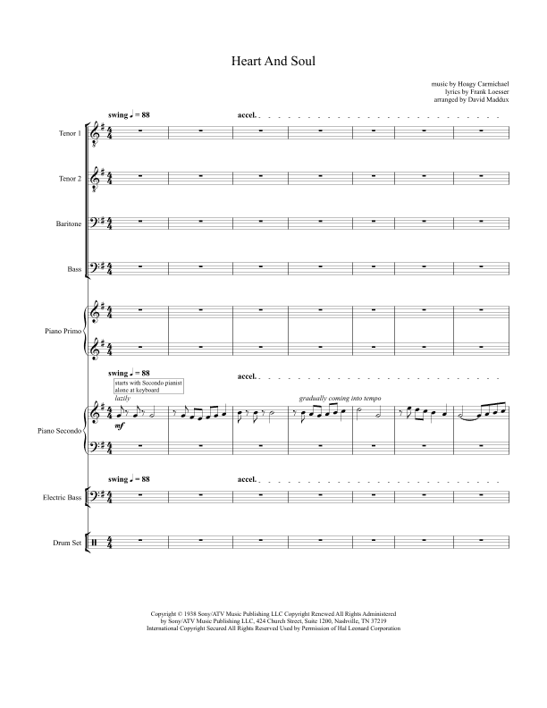 Heart And Soul (arr. David Maddux)