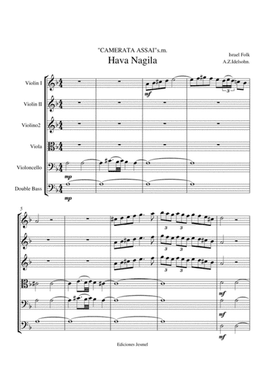 Hava Nagila (arr. Jesús Meléndez)