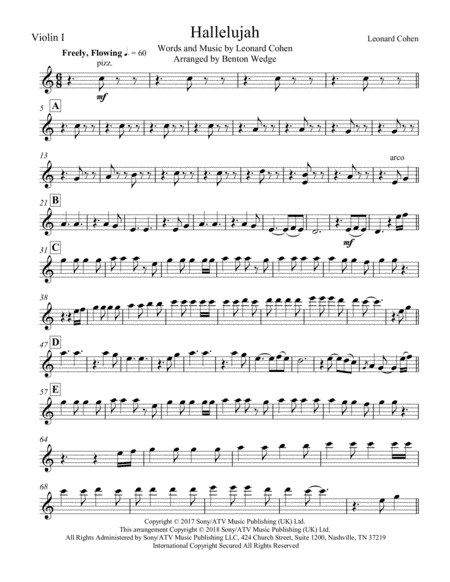 Hallelujah (arr. Benton Wedge)
