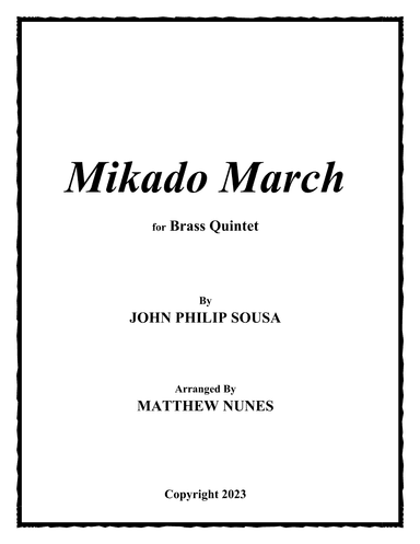 Mikado March (arr. Matthew Nunes)