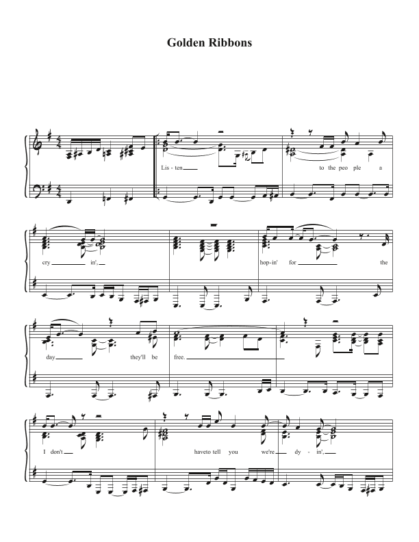 Golden Ribbons (arr. Biegler)