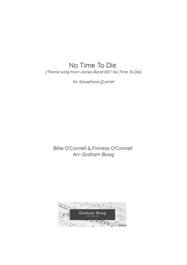 No Time To Die (arr. Graham Boag)