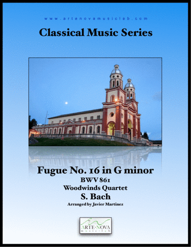 Fugue No. 16 in G minor BWV 861 - Woodwinds Quartet (arr. Javier Martinez Maya)