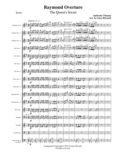 Raymond Overture (arr. Gary Bricault)