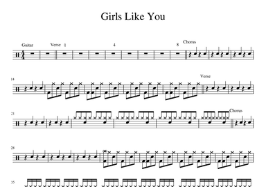Girls Like You (arr. Matěj Diviš)