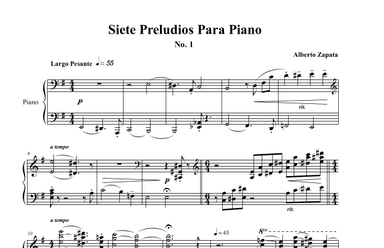 Preludio N°1 para piano