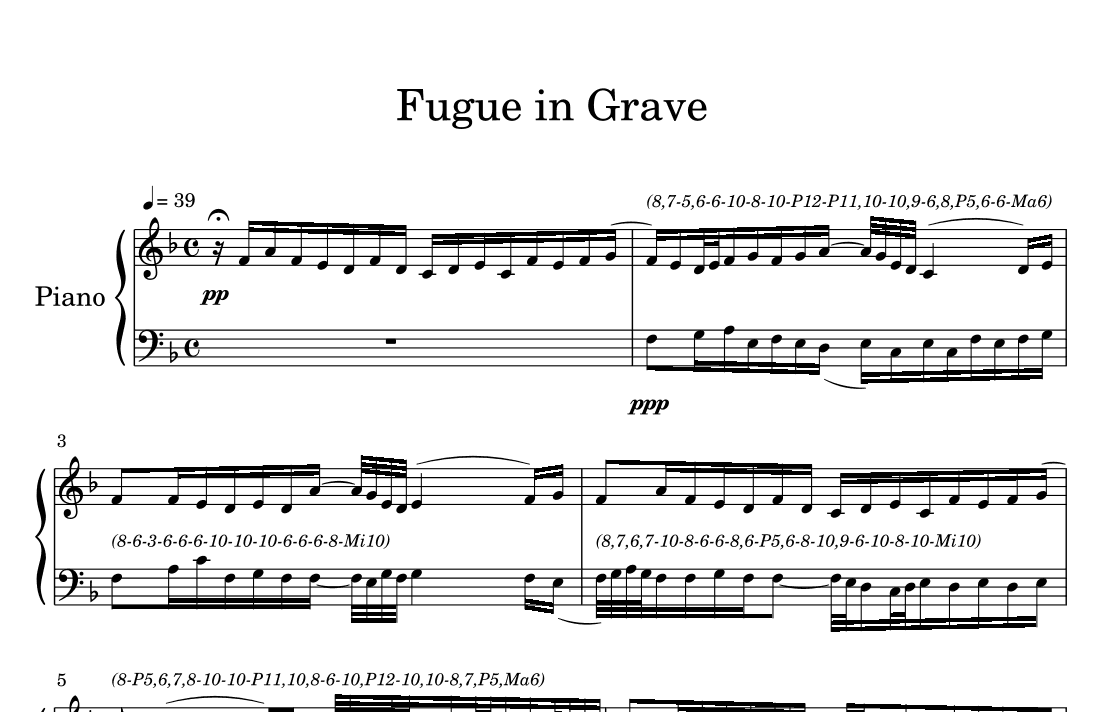 Fugue in Grave