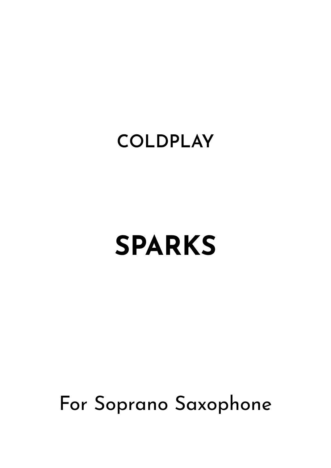 Sparks (arr. Jireh J.)