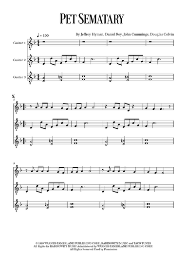 Pet Sematary (arr. Lino Romano)