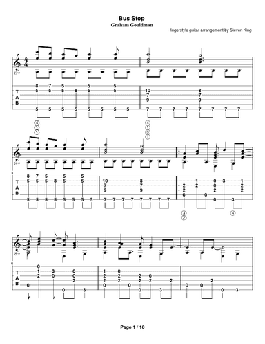 Bus Stop (arr. Steven Michael King)