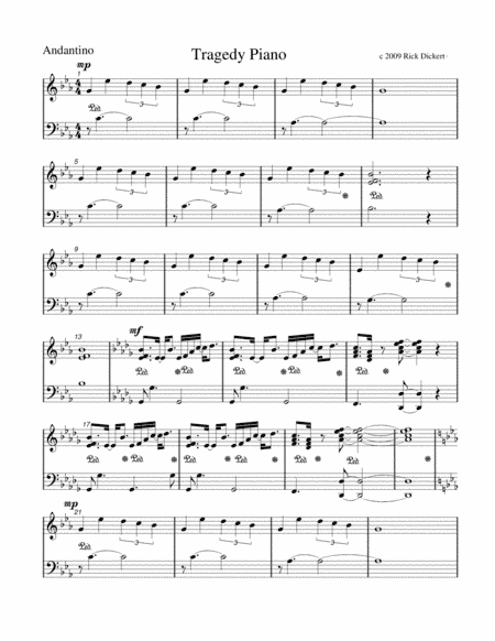 Tragedy Piano