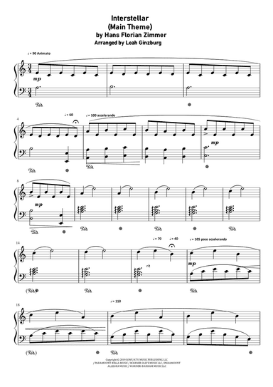 Interstellar (arr. Leah Ginzburg)