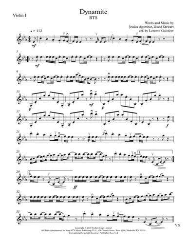 Dynamite (arr. Lorento Golofeev)