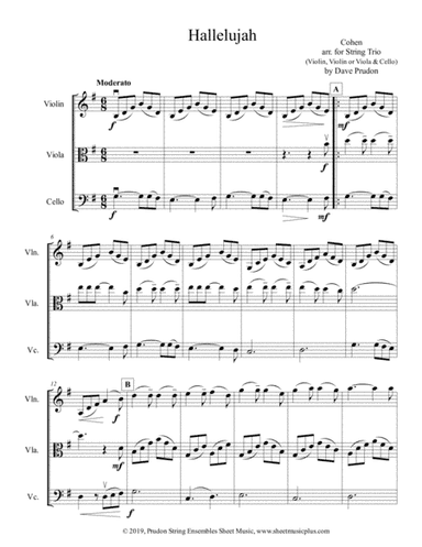 Hallelujah (arr. Dave Prudon)
