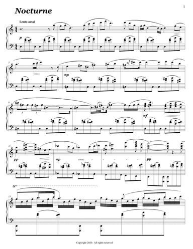 Nocturne in D minor