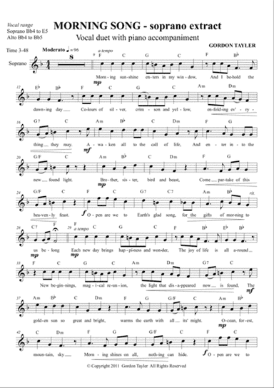 Morning Song