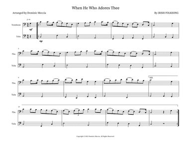 When He Who Adores Thee