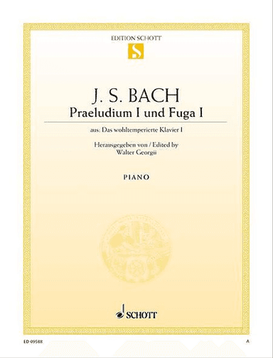 Prelude I And Fugue I C Major BWV 846