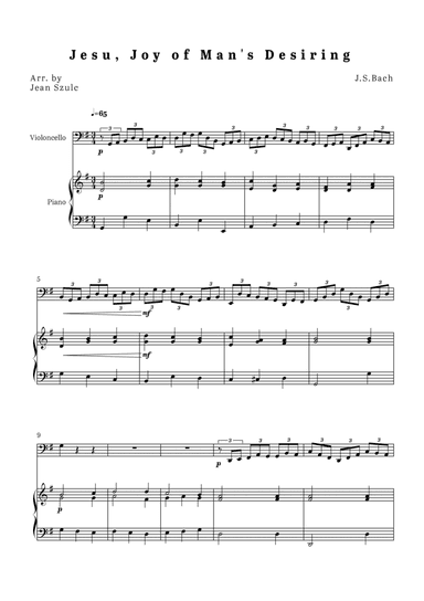 Jesu, Joy of Man's Desiring