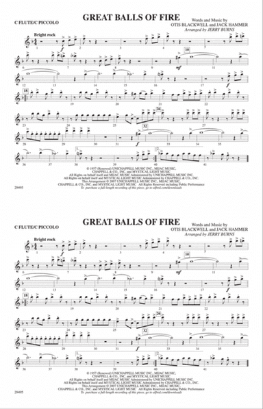 Great Balls of Fire: Flute