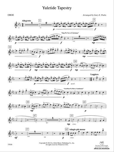 Yuletide Tapestry: Oboe