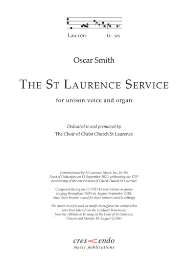 The St Laurence Service