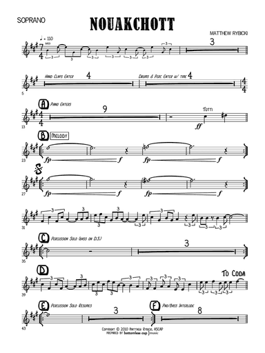 Nouakchott (Quintet Parts)
