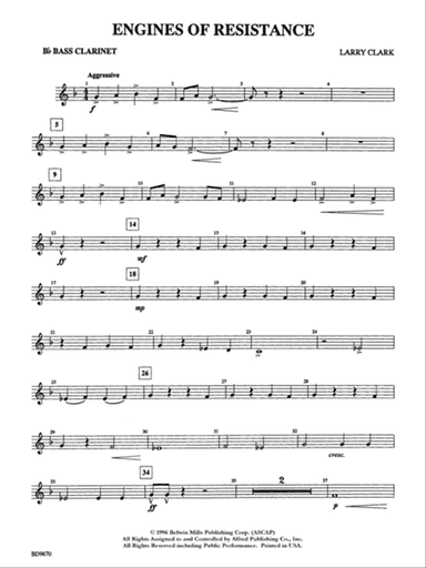 Engines of Resistance: B-flat Bass Clarinet