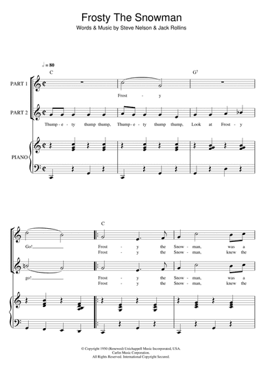 Frosty The Snowman (arr. Rick Hein)